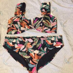 Time and tru swimsuit bikini plus size 3X new
